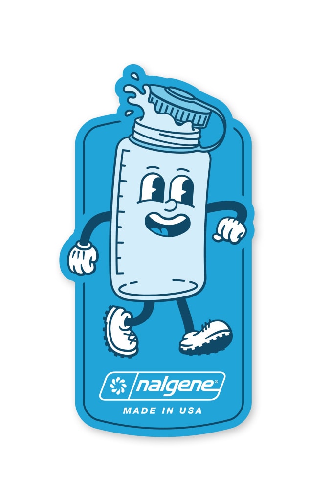 Nalgene Daisy Sticker - Dishwasher Safe - UV Coated - US 4086