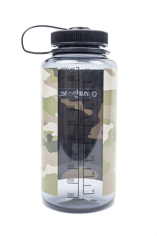 32oz Wide Mouth Camo Print Bottles - US 6041