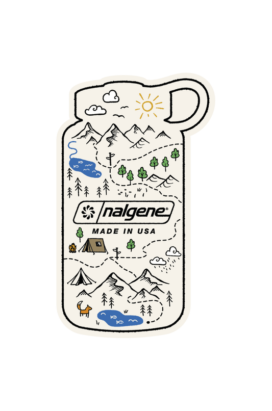 Nalgene Bottle Map Sticker - US 3266
